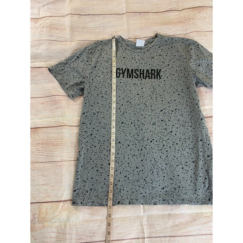 Gymshark Men's Grey Speckled Short Sleeve Active T Shirt - Small - Picture 7 of 12